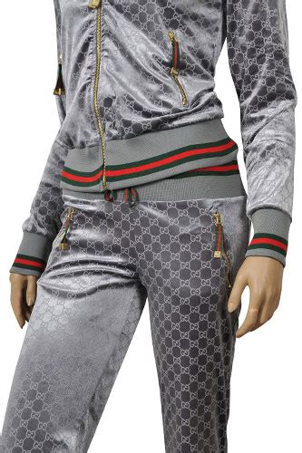 all white gucci sweatsuit|designer tracksuit women Gucci.